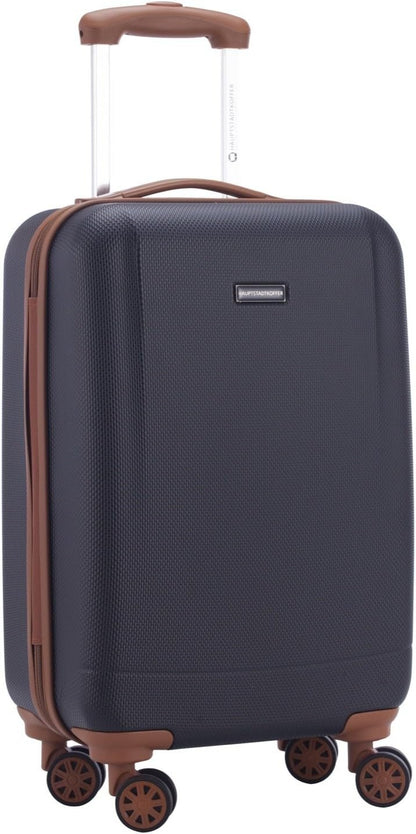 HAUPTSTADTKOFFER - Wannsee - Hand Luggage - Set of 2 Trolleys, Hardshell Cabin Trolley 58.5 cm, TSA, dark blue, Hand Luggage Sets
