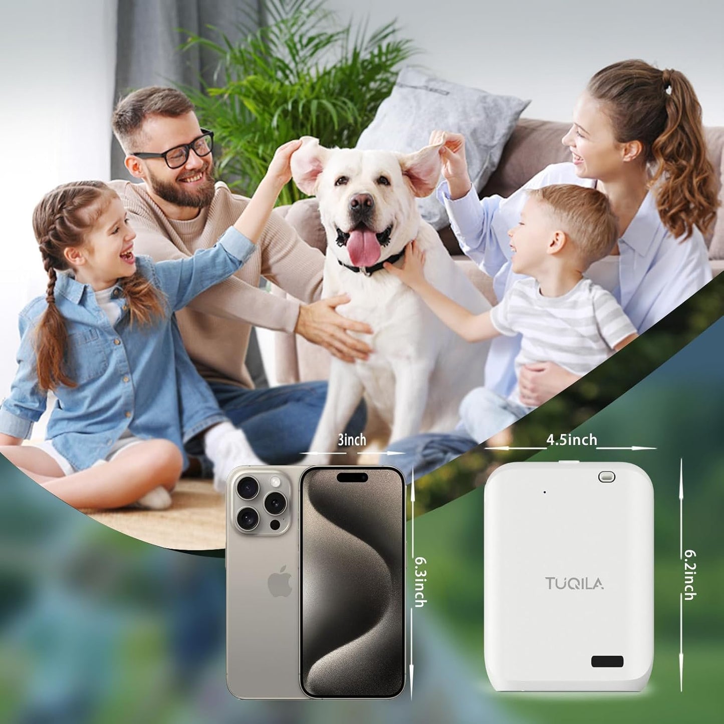 Tuqila Hotel Waterless Oil Diffuser Cold Air Technology 1000 sq.ft, APP Control Smart Scent Diffuser Clean Air Machine Essential Oil 150 ML, Wall Mounted Diffusion for Home, Hotel, Office (White)
