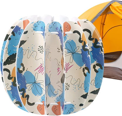 Mimoqk Jigsaw Puzzle Lampshade, Ceiling Pendant Light Cover, Decorative Waterproof Fixture, Lamp Shade Replacement for Balcony, Camping, Picnic, Outdoor Lighting Decor