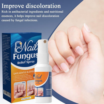 Nail Strengthener, Toenail Care Spray, 4.02x1.14x0.24 Inches Gentle Long Lasting, Portable Nails Repair Spray for Damaged and Thickened Toenails, Strengthens, Nourishes, Protects