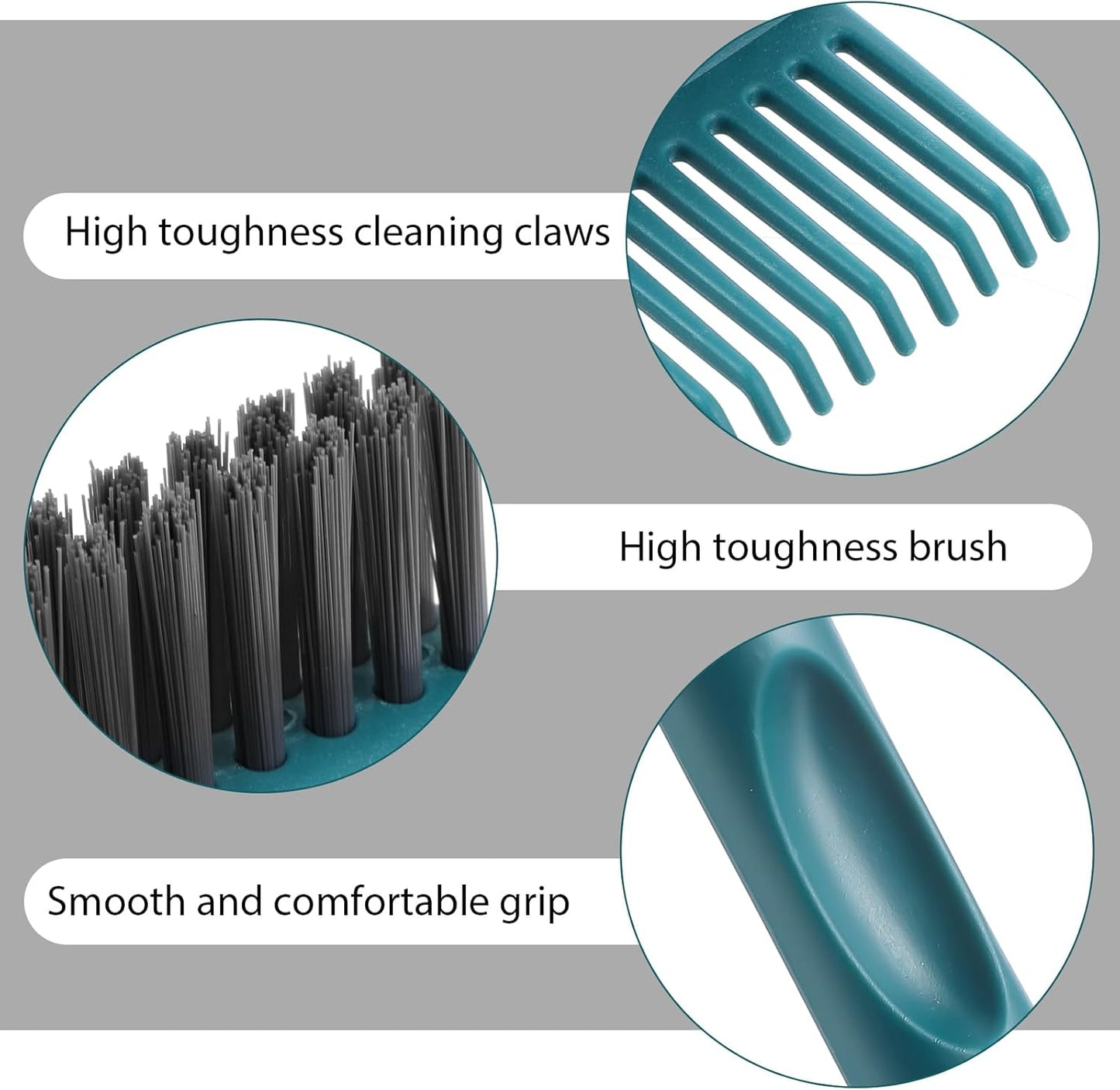 2pcs 2-in-1 Hair Brush Cleaner & Remover Tool Comb Cleaner for Removing Hair & Dust Small Portable Brush Cleaning Tool Effective Hair Brush Remover Rake for Women Travel Home Salon Use