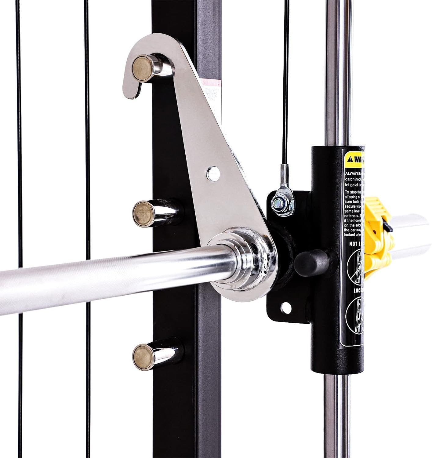 Altas Strength Light Commercial Home Gym Smith Machine with Pulley System Linear Bearing Cage Workout Upper Body Strength Training Equipment Leg Developer Weight Lifting Machine 3059