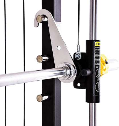 Altas Strength Light Commercial Home Gym Smith Machine with Pulley System Linear Bearing Cage Workout Upper Body Strength Training Equipment Leg Developer Weight Lifting Machine 3059