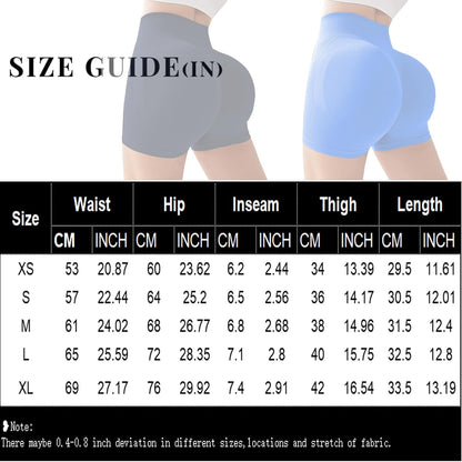 Gym Shorts Women High Waist Peach Lift Hip Sports Shorts Tight Yoga Shorts Workout Shorts Scrunch Butt Shorts