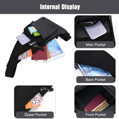 FANDARE Ultralight Sling Bags Outdoor Hiking Daypacks Chest Shoulder Bag Men Crossbody Bags