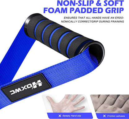 Cable Handles Gym Equipment, Heavy Duty Resistance Band Handles, Replacement Exercise Handles for Cable Machine, Pulley System, Strength Trainer, Pull Down Workout, Home Gym Cable Attachments