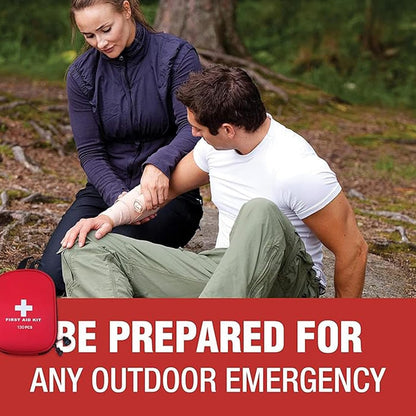 240Pcs First Aid Kits, Emergency Survival Kit for Family Hiking Office Vehicle Workplace Camping & Outdoor with Waterproof Laminate Bags You Protect Your Supplies (240)