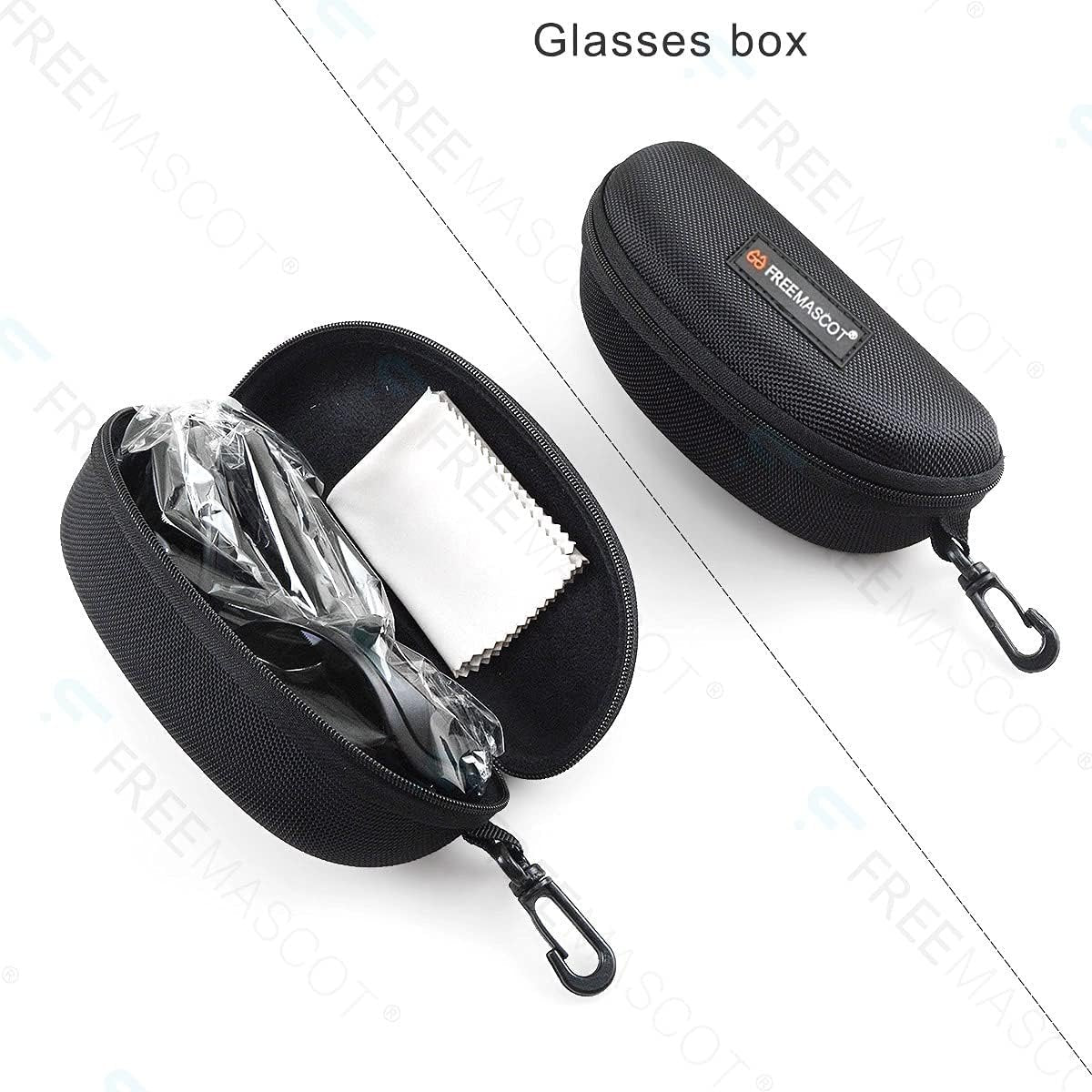 FreeMascot IPL Glasses 190nm-2000nm Laser Eye Protection Glasses for Tanning, Laser Hair Removal (Green)