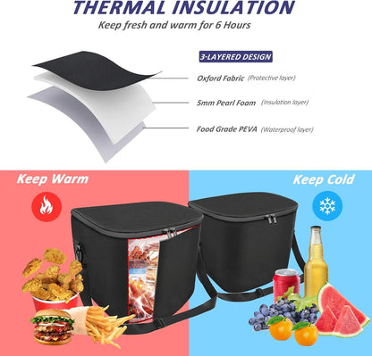 IMETAPLUS Frunk Cooler Organizer, Insulation Cooler Bag Front Trunk Storage Organizer for Tesla Model 3