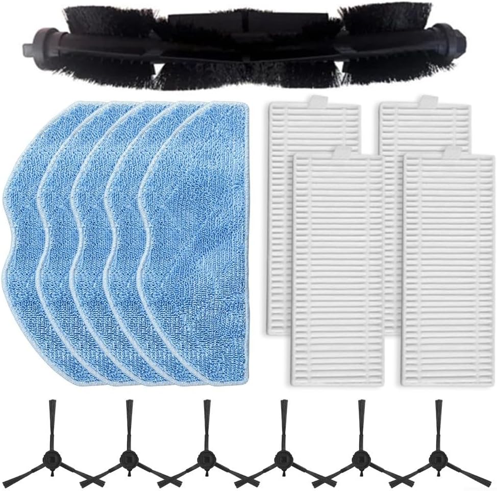 Per Tefal Per Xplorer Serie 75 S+ RG8597W Cleaning Essentials Spazzole laterali, filtri e panni di ricambio