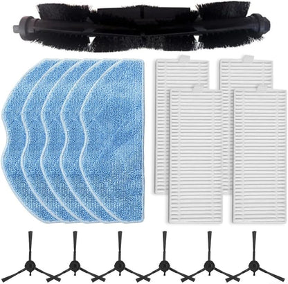 Per Tefal Per Xplorer Serie 75 S+ RG8597W Cleaning Essentials Spazzole laterali, filtri e panni di ricambio