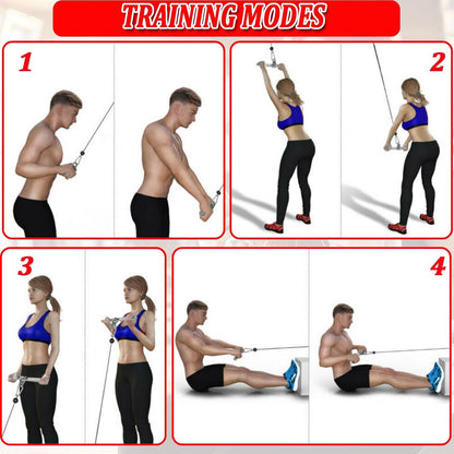 Taeku LAT Pulldown Bar, LAT Straight Bar with Handle for Pulley Cable Machine Triceps Pushdown Bar Accessories for Home Gym Fitness