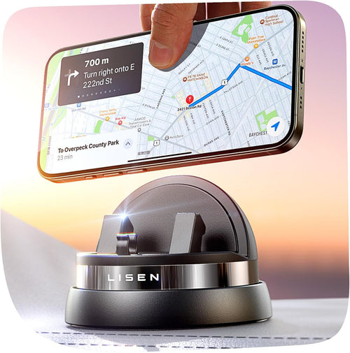 LISEN Universal Car Phone Holder, Car Phone Holder, Car Phone Holder, Car Phone Holder, Suction Cup for Phone, Car Smartphone Holder, Car Phone Holder