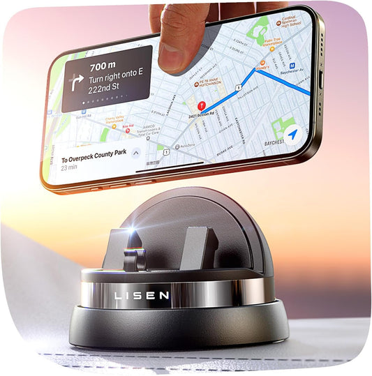 LISEN Universal Car Phone Holder, Car Phone Holder, Car Phone Holder, Car Phone Holder, Suction Cup for Phone, Car Smartphone Holder, Car Phone Holder