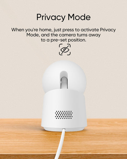 eufy Security C210 Security Camera 1080P Resolution PTZ 360Â° Indoor Plug-in Security Camera with Wi-Fi, Human AI/Motion, Ideal for Baby Monitor/Camera