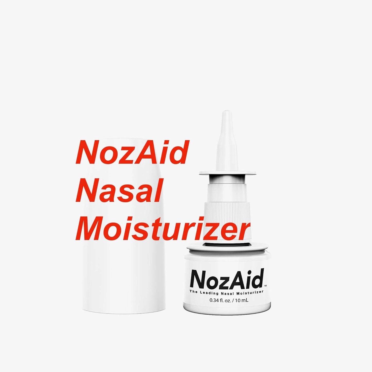 Nasal Moisturizer Spray w/Sesame Oil .34 oz Moisturizing Lubricant for Dry, Crusty, Cracked, Stuffy Nose Relief, Nosebleeds, Preservative Free by NozAid