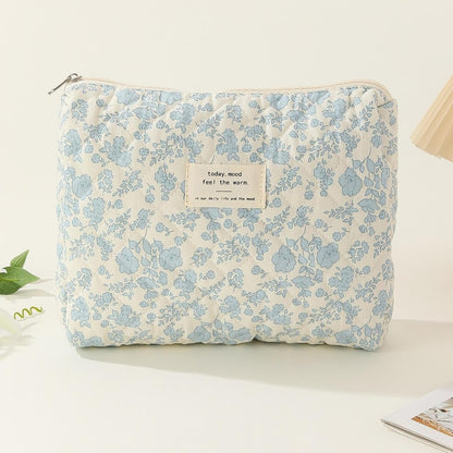 Travel Toiletry Bag - Hygiene Bag, Travel Toiletry Bag Organiser, 2 Piece Large Capacity Cosmetic Bag with Zipper, Portable Care Bag for Holiday, Toiletry Bag in Travel Bag, Orchid On White