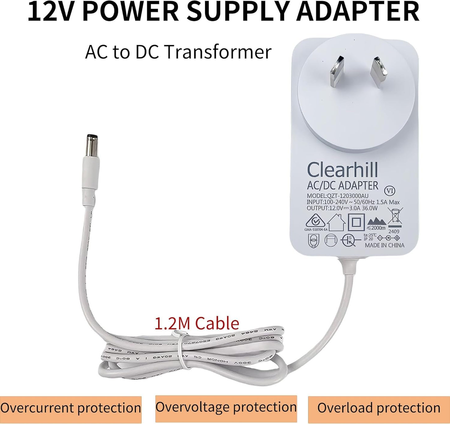 Clearhill 12V PIR Movement Sensor Dimmable Flexible LED Strip Lights,with 12V Power Adapter Included,16.4FT/5M,Natural White 4000K,8mm Width,320LEDs/M,Not Waterproof IP 20,for Closet Light Cabinet