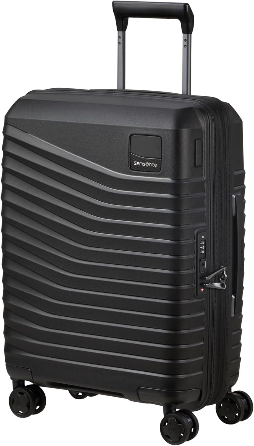 Samsonite Intuo Expandable Spinner Suitcase, Black (Black), Hand Luggage