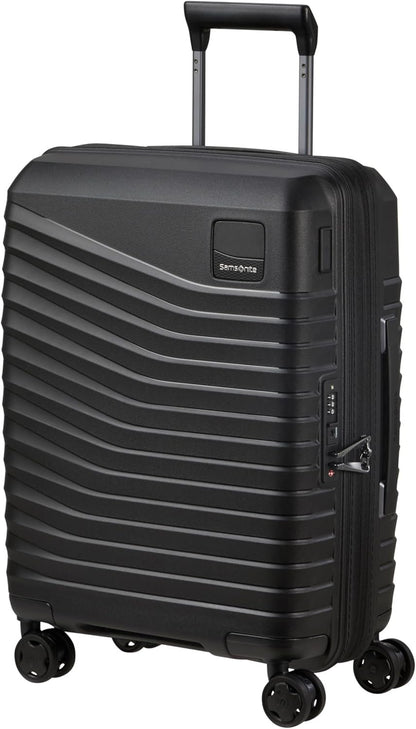 Samsonite Intuo Expandable Spinner Suitcase, Black (Black), Hand Luggage