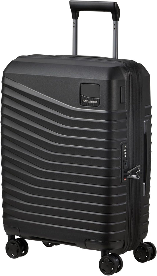 Samsonite Intuo Expandable Spinner Suitcase, Black (Black), Hand Luggage