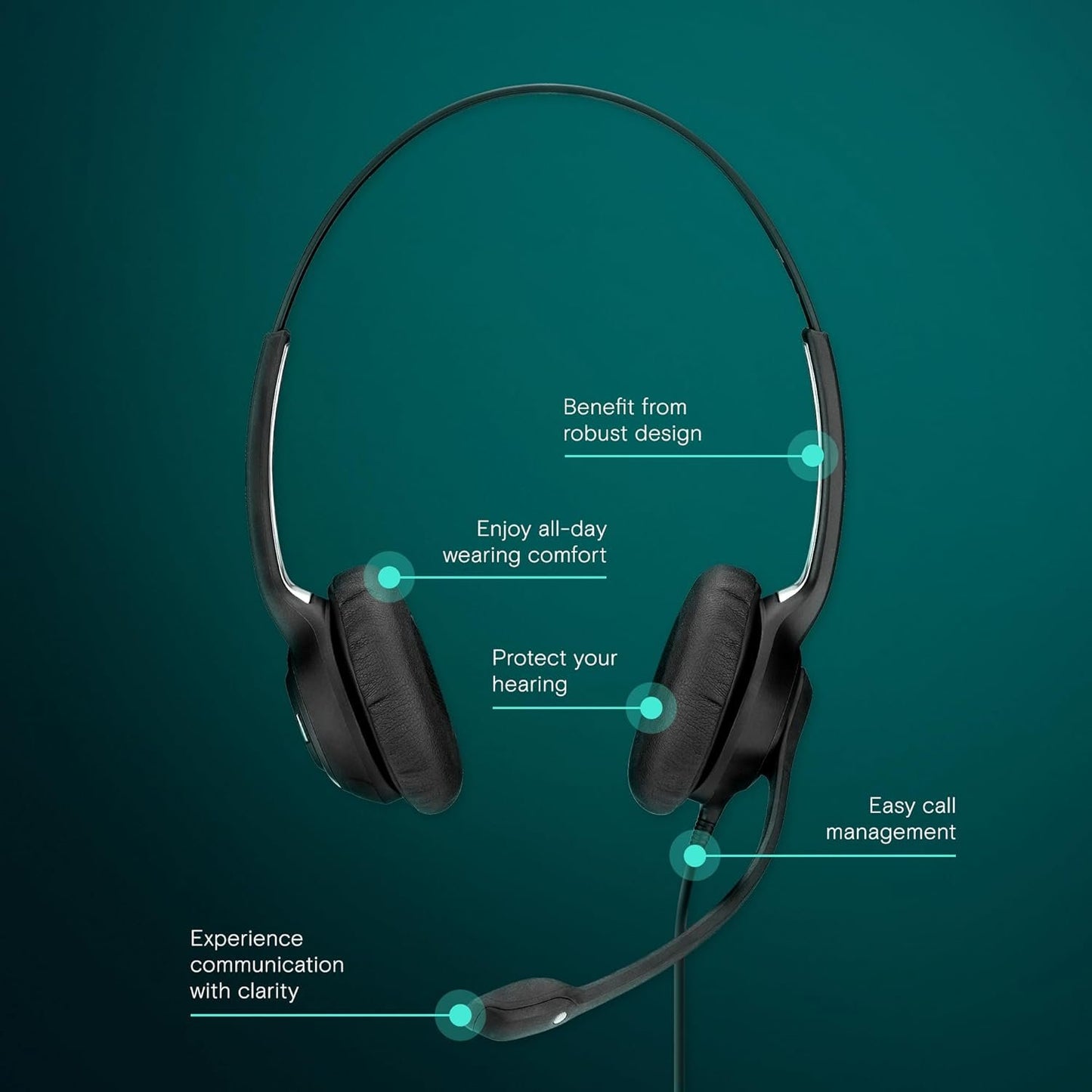 Sennheiser Sc 260 USB Ms Ii Stereo Headset, 1