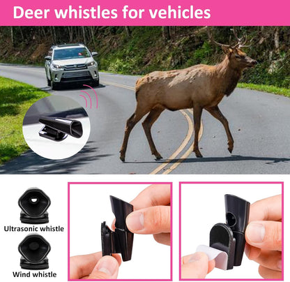 HLWDFLZ Car Roadside Emergency Kit - Pink Roadside Assistance Emergency Kit with Jumper Cables, Auto Tool Set, Deer Whistles, Winter Car Safety Roadside Assist Kit for Teen Girl and Ladies