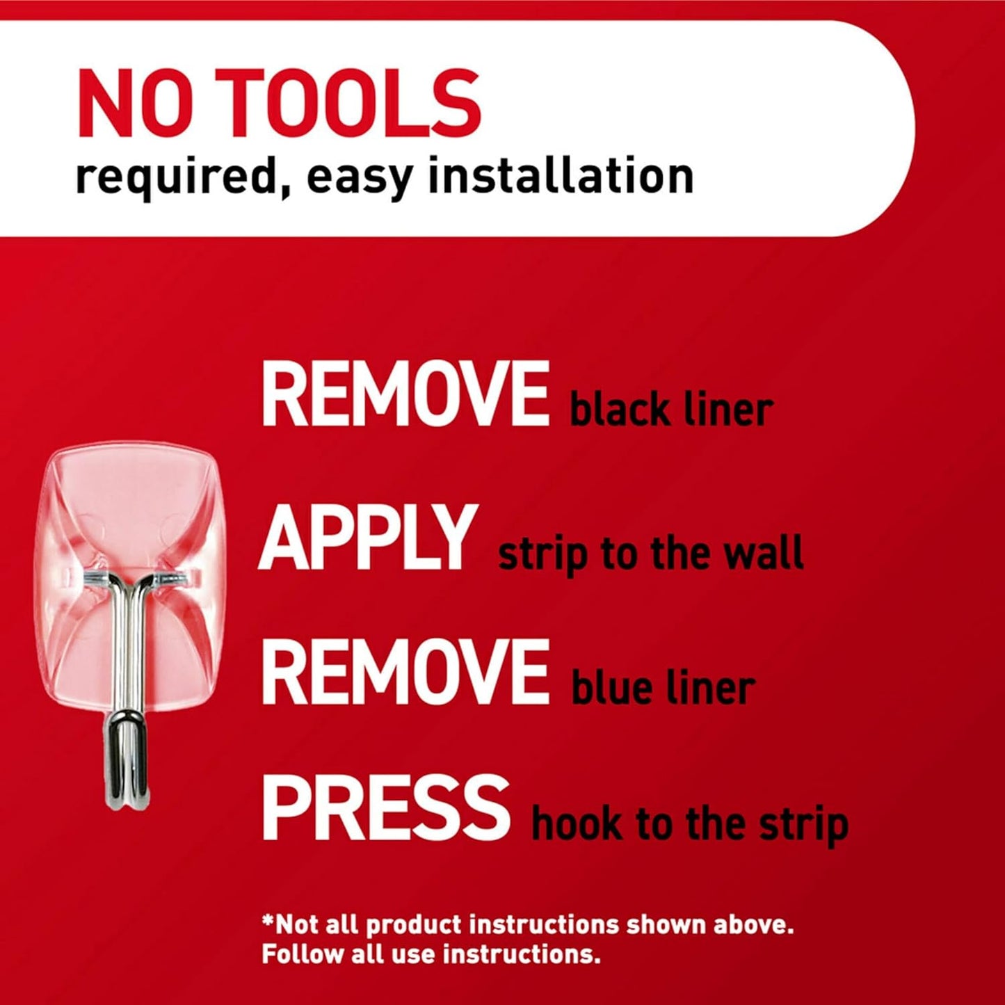 Command Small Clear Wire Toggle Hooks, 40 Hooks and 48 Command Strips, Damage Free Hanging Wall Hooks with Adhesive Strips, Adhesive Hooks for Hanging, Organization and Storage, Holds up to 0.5 lb