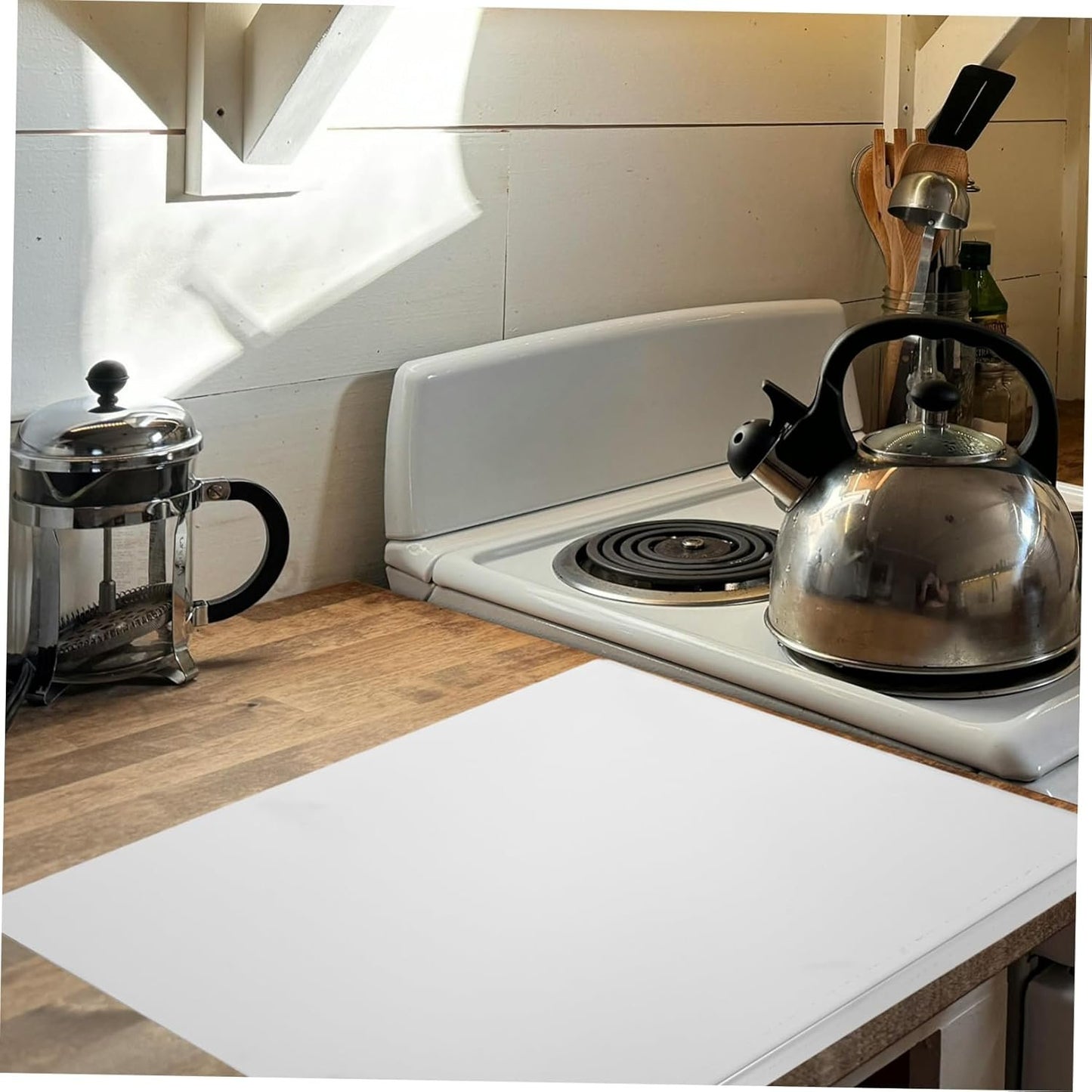 Luxshiny Stainless Steel Cutting Board for Kitchen Thick Dishwasher Safe Chopping Board Versatile Dough Preparation and Food Prep Tool