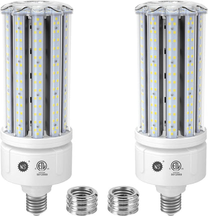 100W Smart LED Bulb with Motion & Dusk-to-Dawn Sensor (16,000LM 5000K | CRI 90 | Flicker-Free) - E26/E39 Base - A19 Shape Aluminum Cooling Core - ETL Certified.Not Dimmable & Hub APP Remote.