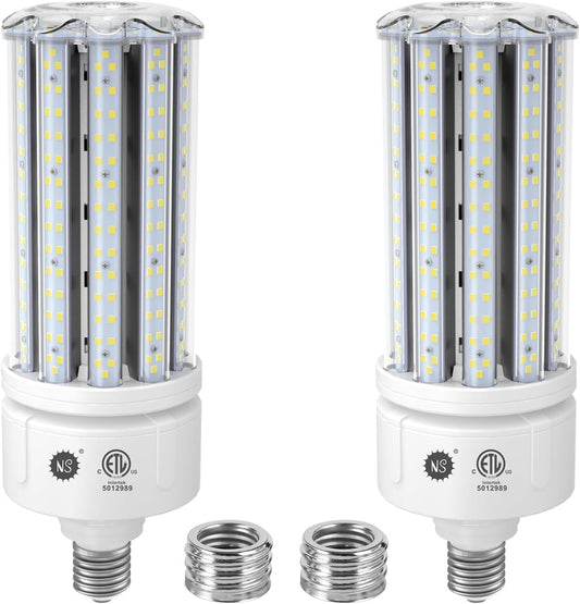 100W Smart LED Bulb with Motion & Dusk-to-Dawn Sensor (16,000LM 5000K | CRI 90 | Flicker-Free) - E26/E39 Base - A19 Shape Aluminum Cooling Core - ETL Certified.Not Dimmable & Hub APP Remote.