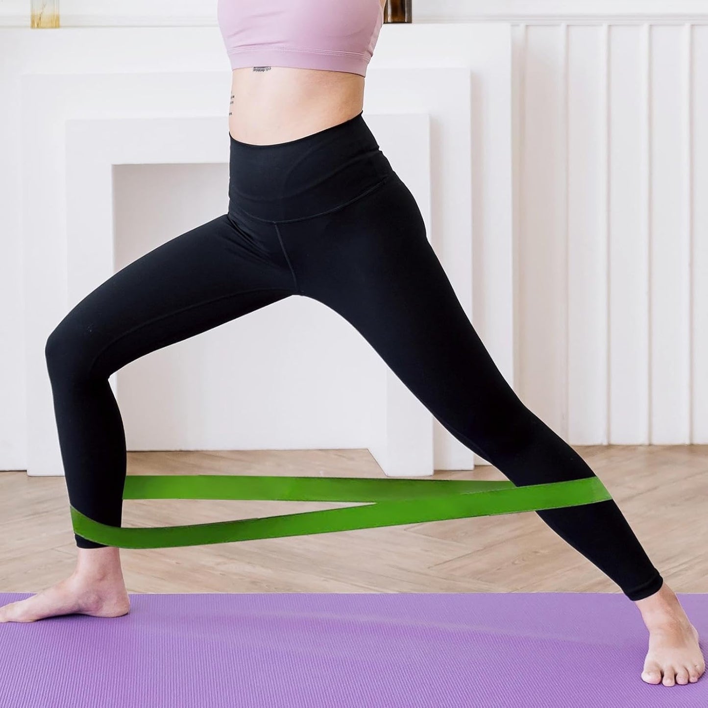 Resistance Bands Working Out, Hip Elastic Workout Bands, 11.81x1.97 inches Soft Fitness Training, Durable Exercise Gear for Pilates, activation stretching leg