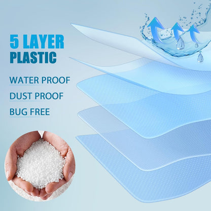 Jabykare 9 Pack Vacuum Storage Bags with Electric Air Pump - Travel Essentials Space Saver, Compression Bags, Travel accessories, Vacuum Sealer Bags for Home Storage & Organisation