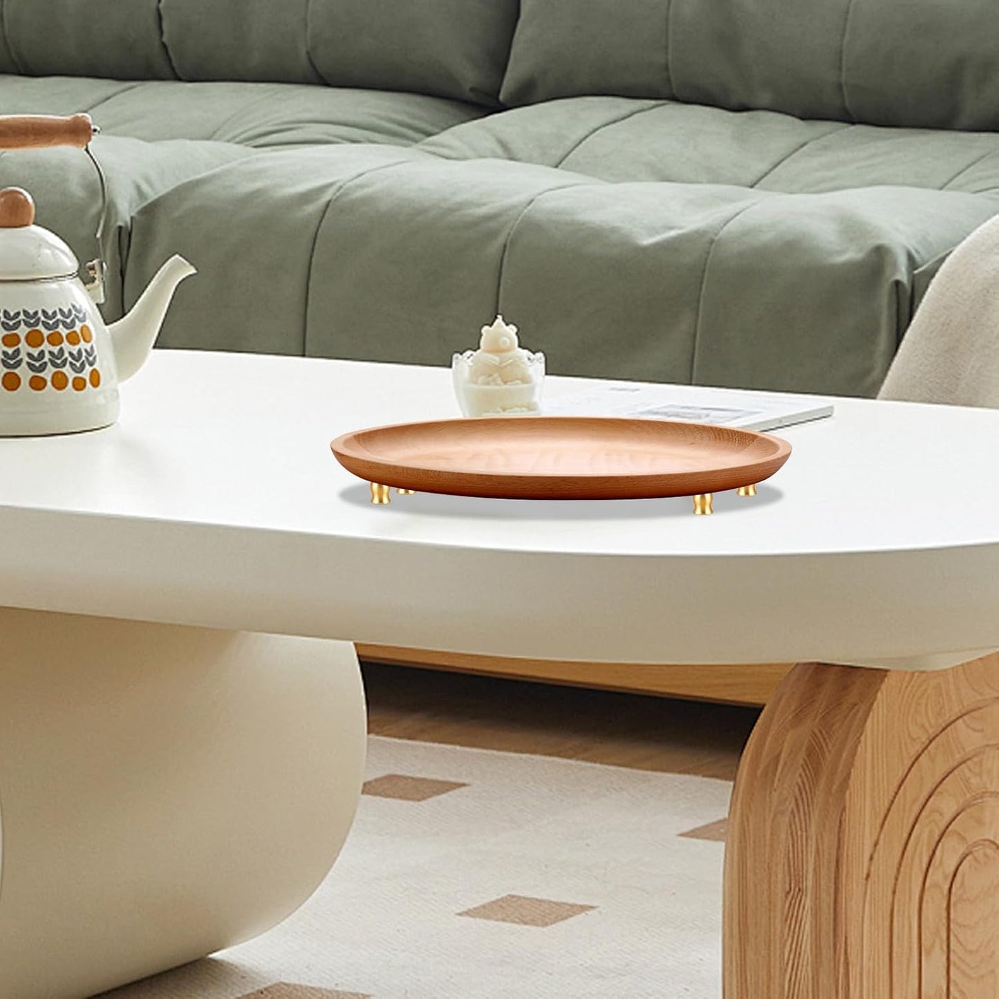 Gambe per Comodino - Gambe In Legno Per Mobili - Supporto Antiscivolo Moderno Con Protezione Per Pavimenti In Legno – Per Tavoli, Letti, Scrivanie E Armadi
