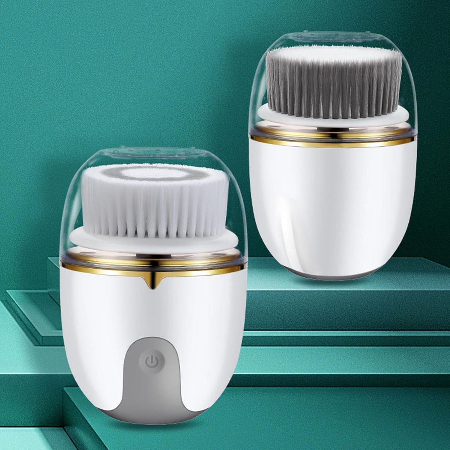 Facial Cleansing Brush, Waterproof Usb Charging Face Deep Cleaning Scrubber. Deep Cleaning Face Spin Scrub With 3 Brush Heads Deep for Men & Women, Travel-Friendly Facial Brush
