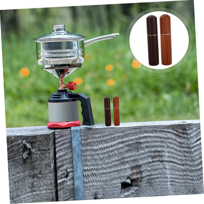 KITANDOVE 2pcs Storage Bin Water Proof Matches Small Waterproof Container Pill Container Survival Water Wood