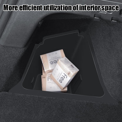 Yotsuba for Tesla Model Y Trunk Storage Bins, Rear Trunk Organizer Side Packets Tray for 2022-2024 Tesla Model Y 5-Seater (Newest Verion)
