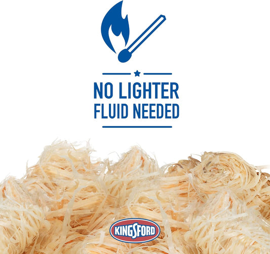 Kingsford Quick Light Fire Starters | Wooden Fire Starters Made With All Natural Hardwood for Grilling, Campfires, and Outdoor Fireplaces | 16 Count Fire Starter Rolls