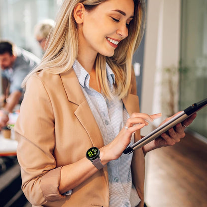 EverAct 20mm Magnetic Braided Watch Bands Compatible with Garmin Vivoactive 5/Vivoactive 6/3/3 Music/Venu Sq 2/Venu, Quick Release Nylon Soft Sport Stretchy Strap for Forerunner 55/165/245/645