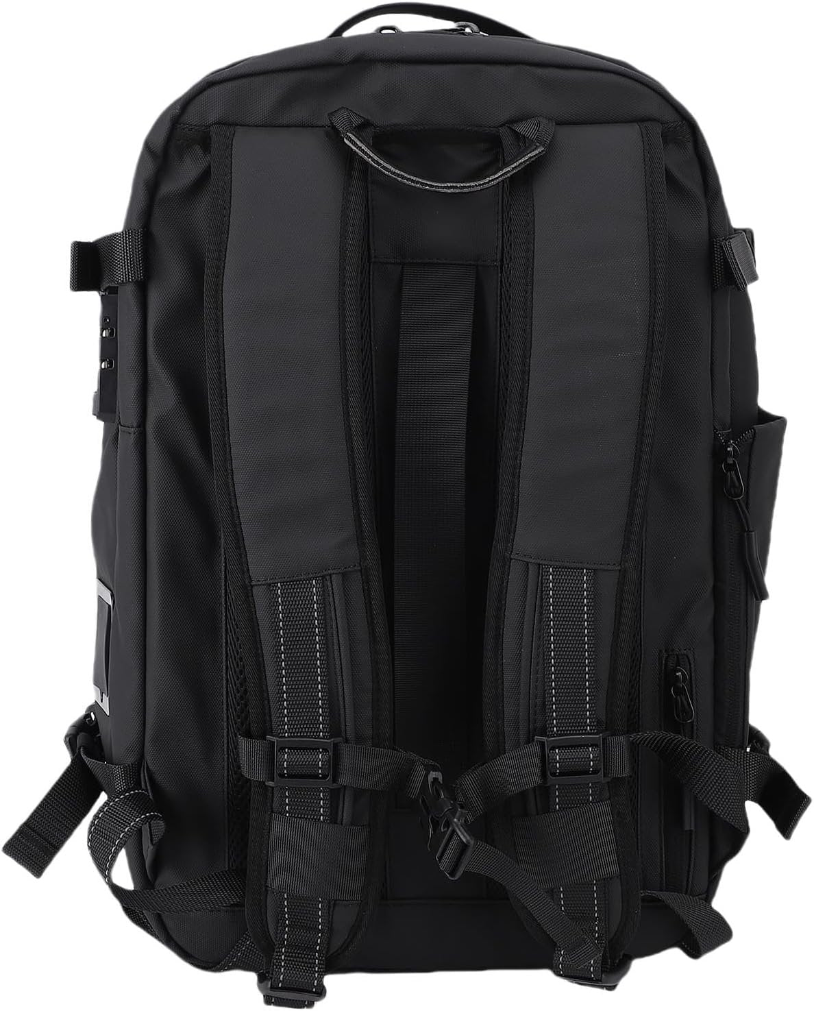 Vacuum Compression Backpack, 25L-30L-60L Expandable Backpack with Vacuum Seal, Water Proof Double Shoulder Travel Bag, Security Lock for Business Laptop, USB Charging Port