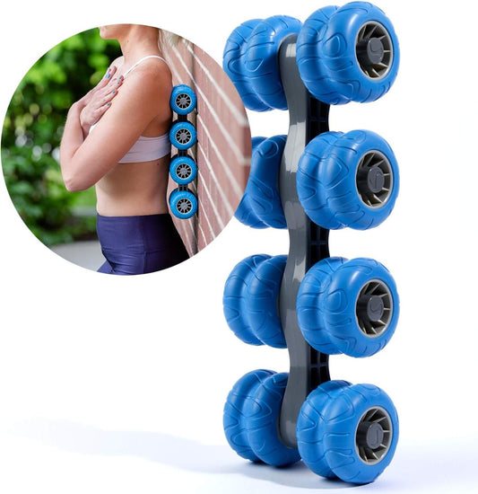 THOREX Back Massager Chiropractor-Approved Back Roller and Body Roller for Muscles Deep Tissue, Heated Body Massager and Self Massage Tool for Pain Relief and Recovery Ideal for Men and Women