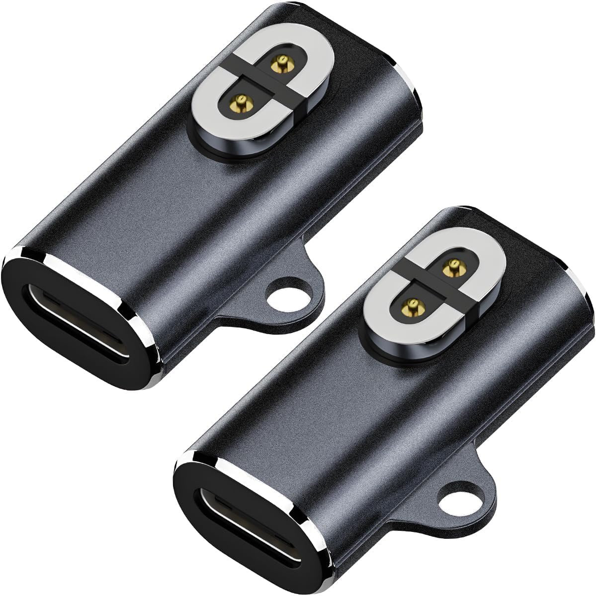 (2 Pack) USB C Charger Adapter Converter for Aftershokz Headphones Charger, Magnetic Adapter Charger for Shokz Aeropex,OpenRun/Pro,OpenRun Mini,OpenComm 2/UC, for Aftershokz Charging Cable