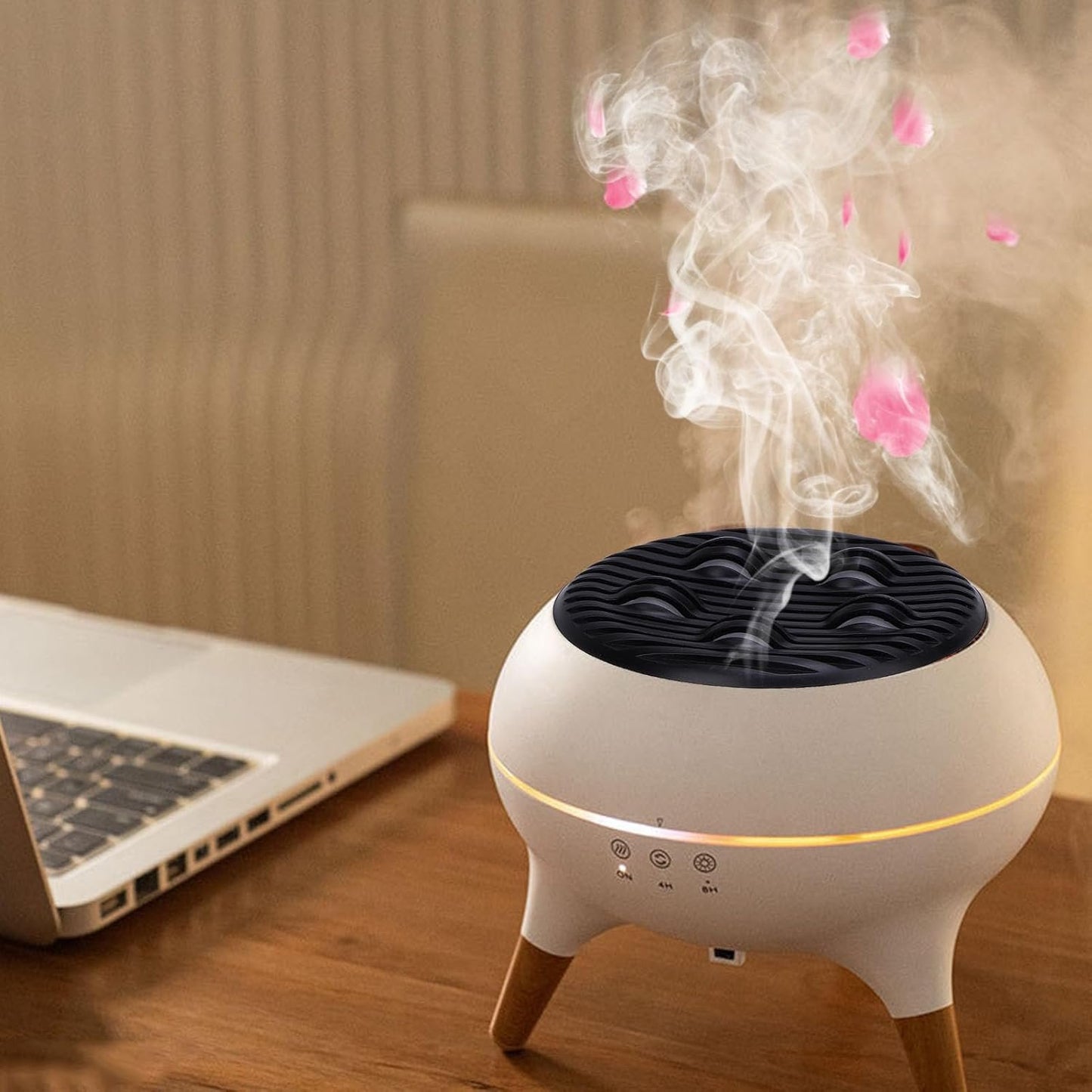 Aromatherapy Diffuser, Remote Control Air Scented Oil Diffusers Humidifier for Home Baby Bedroom Office Travel