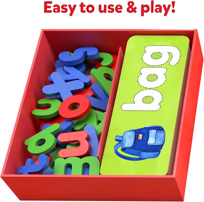 Skillmatics Preschool Learning Activity - Ready to Spell, Stage-Based Learning to Improve Vocabulary & Spelling, Educational Toy, Gifts for Boys & Girls Ages 4, 5, 6, 7