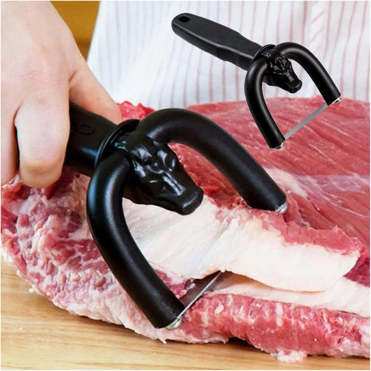 Meat Fat Trimmer Beef Pork Handheld Slicer Clean Beef Slicer Fat Cuisine Barbecue Tools Cooking Tools Kitchen Gadgets