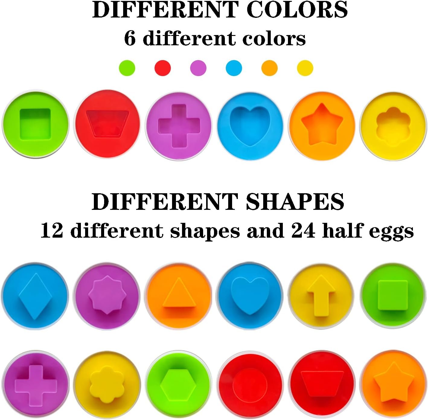 Toddlers Montessori Toys for 1 2 3 Year Old Kids，Stacking Cups Learning Educational Eggs Kids Girls Baby Toys 12 18 Months Development Sensory Bath Toys Shape Sorter Plan Toy Gifts Girls Boy Age 1-3