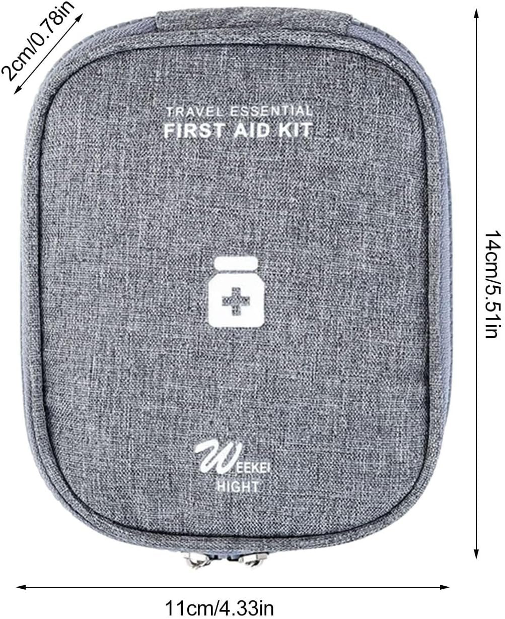Borsa da viaggio per il primo soccorso, kit medico, portapillole, organizer compatto per escursioni all'aperto, sacchetto di emergenza impermeabile per stoccaggio medico, campeggio Health Safety
