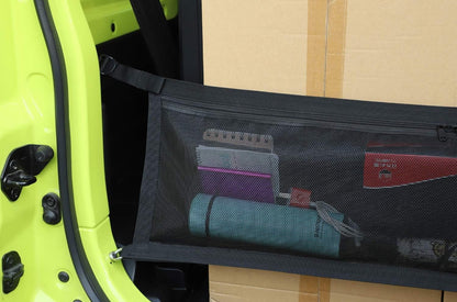 Cargo Net Car Rear Trunk Isolation Net Organizer Storage Net for Suzuki Jimny JB64 JB74 2019 2020 2021 2022 2023 2024 2025 Interior Accessories (Black, A)