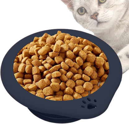 Tyinerc Ciotola per cani pieghevole, ciotola da viaggio per cani | Silicone Travel Dog Water Bowl - 300 ml portatile per animali domestici Dishage irrigazione contenitore per alimenti per animali