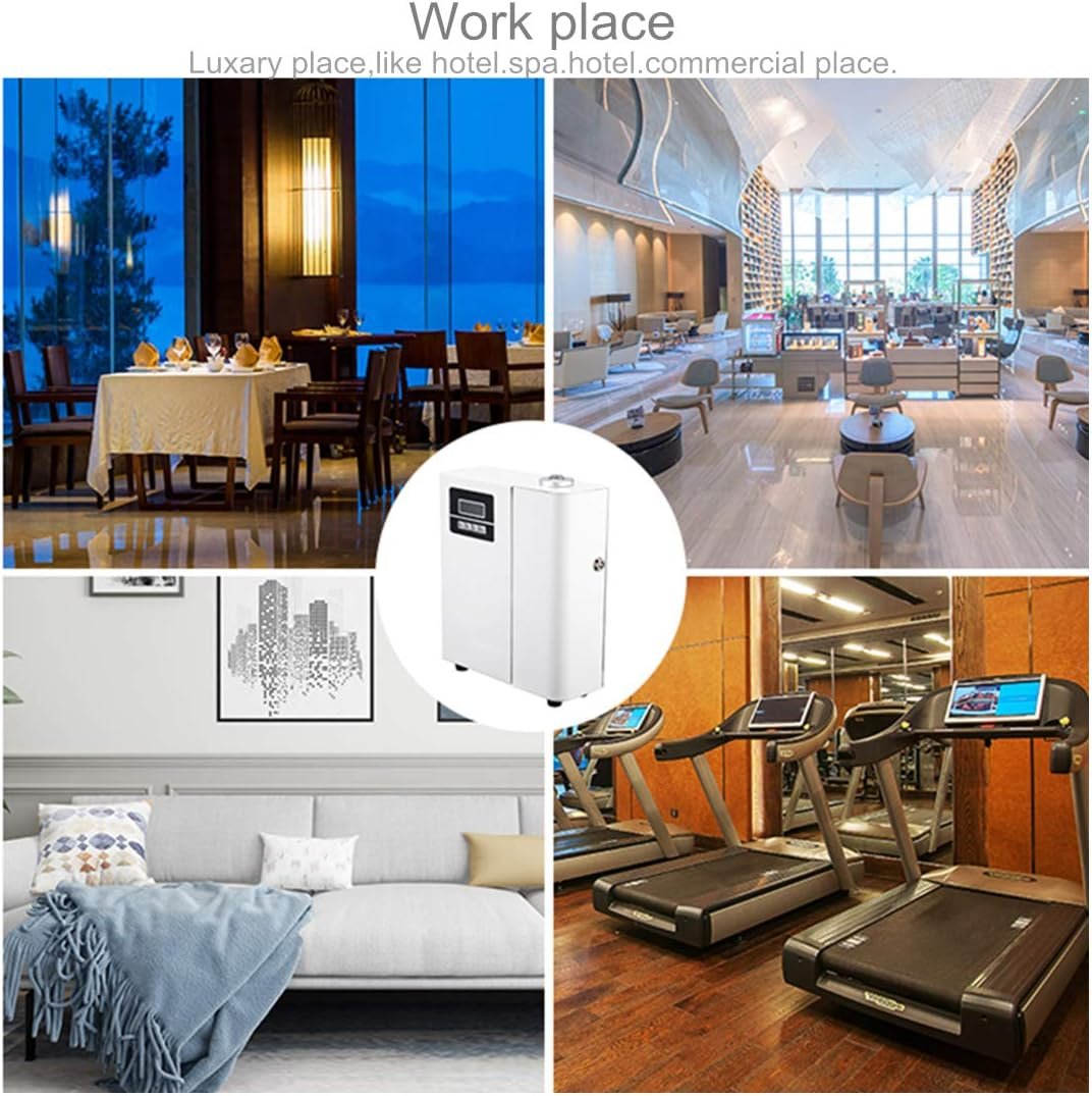 Kevinleo Scent Machine Air Purifier HVAC,Waterless Essential Oil Diffuser,Varity Work Time(monday-sunday),HVAC/stand alone,Fragrance Machine Diffuser for Home SPA Office KTV Hotel Restaurant Nightclub